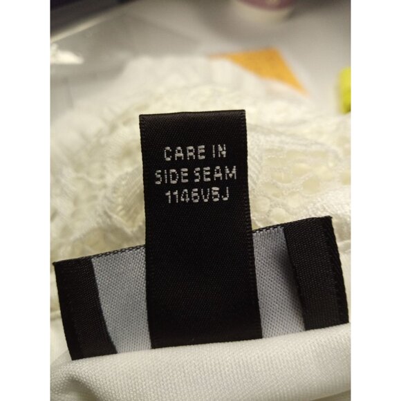 iZ byer Women's White High Low Underskirt Dress M - Picture 5 of 6